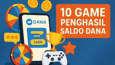 10 Game Penghasil Saldo DANA 2025, Aman Dimainkan dan Langsung Cair