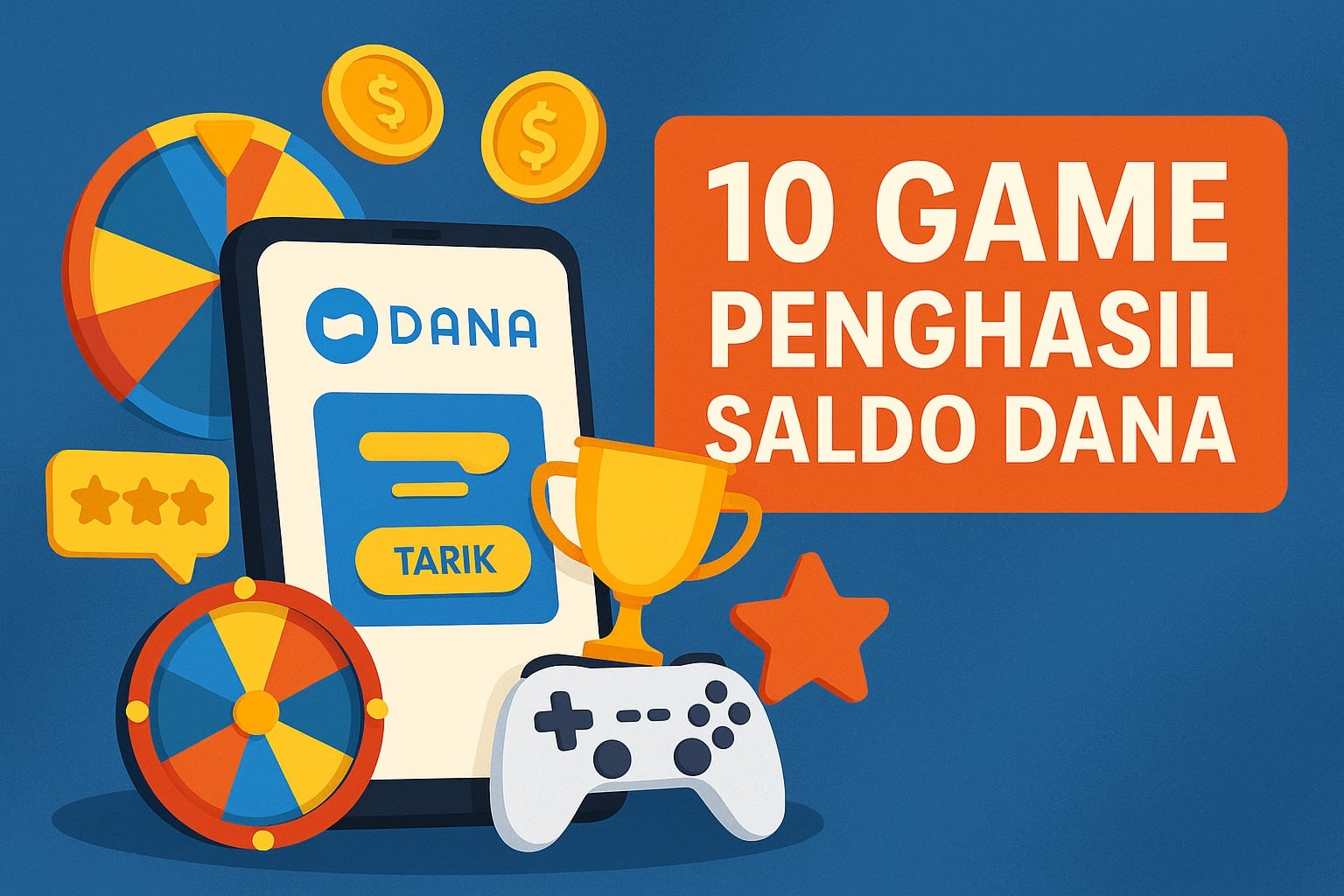 10 Game Penghasil Saldo DANA 2025, Aman Dimainkan dan Langsung Cair