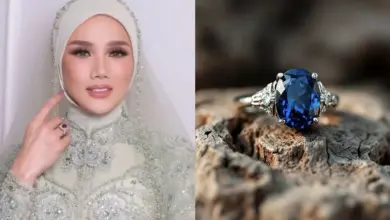 Curi Perhatian! Cincin Blue Sapphire Mulan Jameela Mirip Milik Maia Estianty