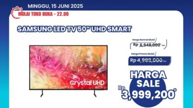 Murah Meriah: Smart LED TV 50 UHD Diskon Rp 2,9 Juta di Transmart!