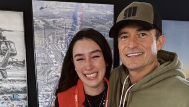 Natasha Ryder Banjir Air Mata setelah Ketemu dan Dipeluk Orlando Bloom
