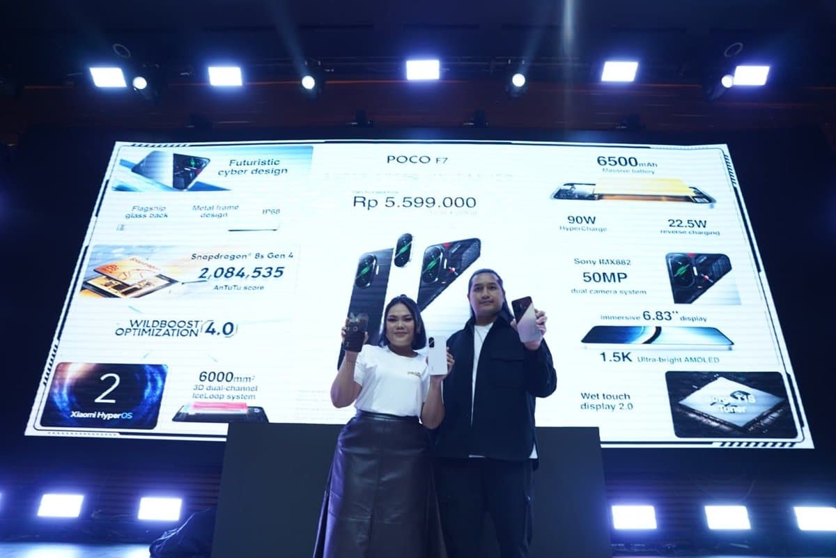 POCO F7 Meluncur di Indonesia: Performa Flagship dengan Baterai Besar!