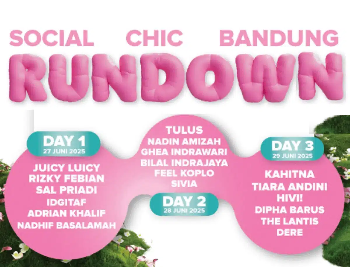 Rundown Social Chic Bandung 2025: Cara Mudah Tukar Tiket di Event Tersebut