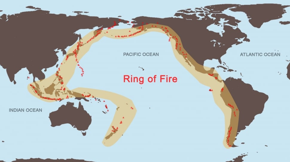 Mengenal Ring of Fire: Jalur Rawan Gempa dan Kaitan dengan Tsunami Rusia