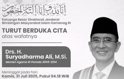 PPP Gelar Sholat Gaib untuk Suryadharma Ali, Mendoakan Keberkahan dan Keselamatan