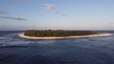 Penyelam Bagikan Video Keberadaan Pulau Berlubang di Tengah Laut