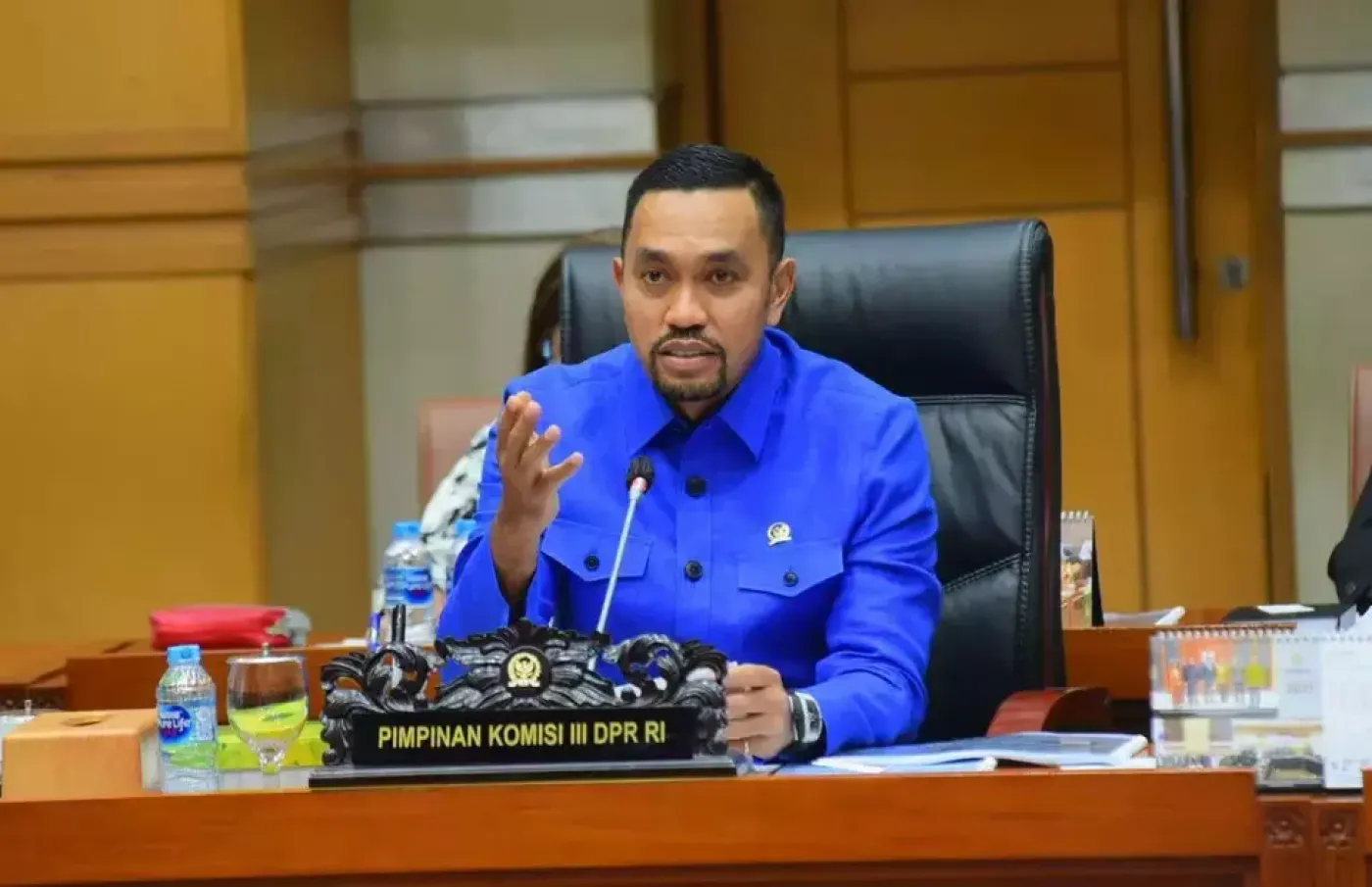 Ahmad Sahroni Dimutasi ke Komisi I DPR: Ini Tugas-Tugas Barunya