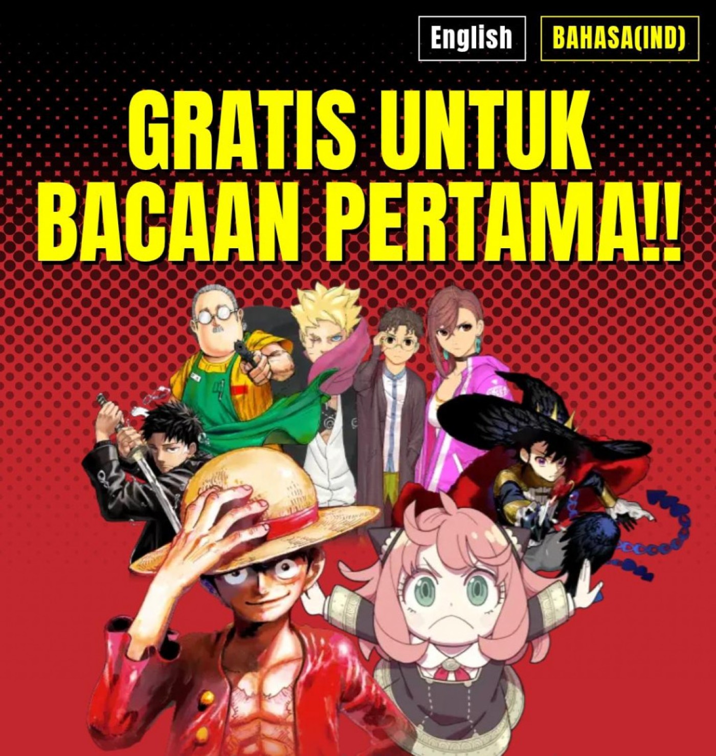 Asyik! MANGA Plus Hadirkan “First Read Free” untuk Baca Manga Gratis di Indonesia