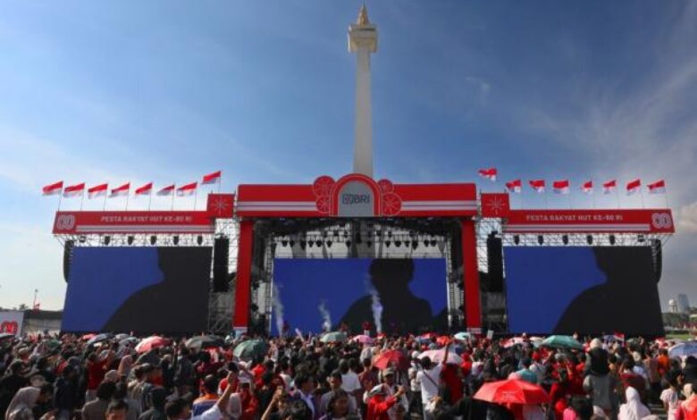 BRI Sukseskan Pesta Rakyat HUT ke-80 RI dengan Panggung Hiburan di Monas