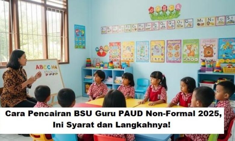 Cara Pencairan BSU Guru PAUD Non-Formal 2025: Syarat & Langkah Lengkap!