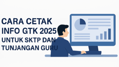 Cek Info GTK Terbaru 2025: Panduan Cetak Info GTK untuk SKTP dan Tunjangan Guru