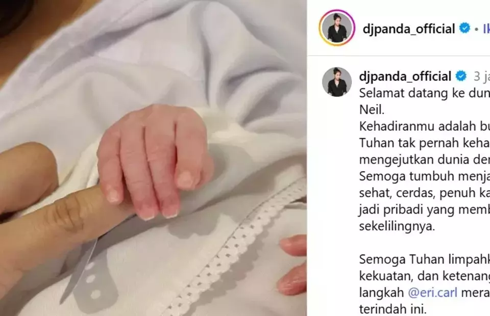 Erika Carlina Melahirkan, DJ Panda Menerima Reaksi Haru dan Hujatan