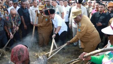 Hadiri Acara Bakar Batu, Mendagri dan Menteri PKP Dialog dengan Masyarakat Papua