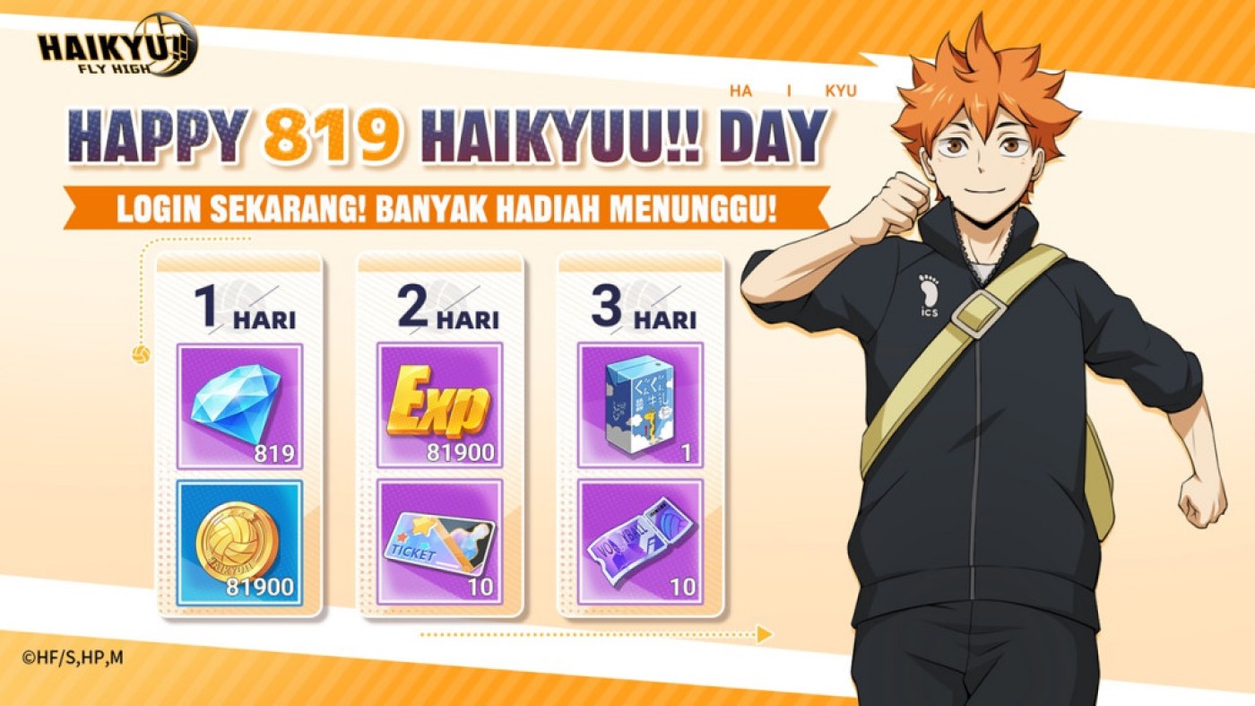 Haikyu!! Fly High Hadirkan Karakter Baru dan Hadiah Spektakuler!