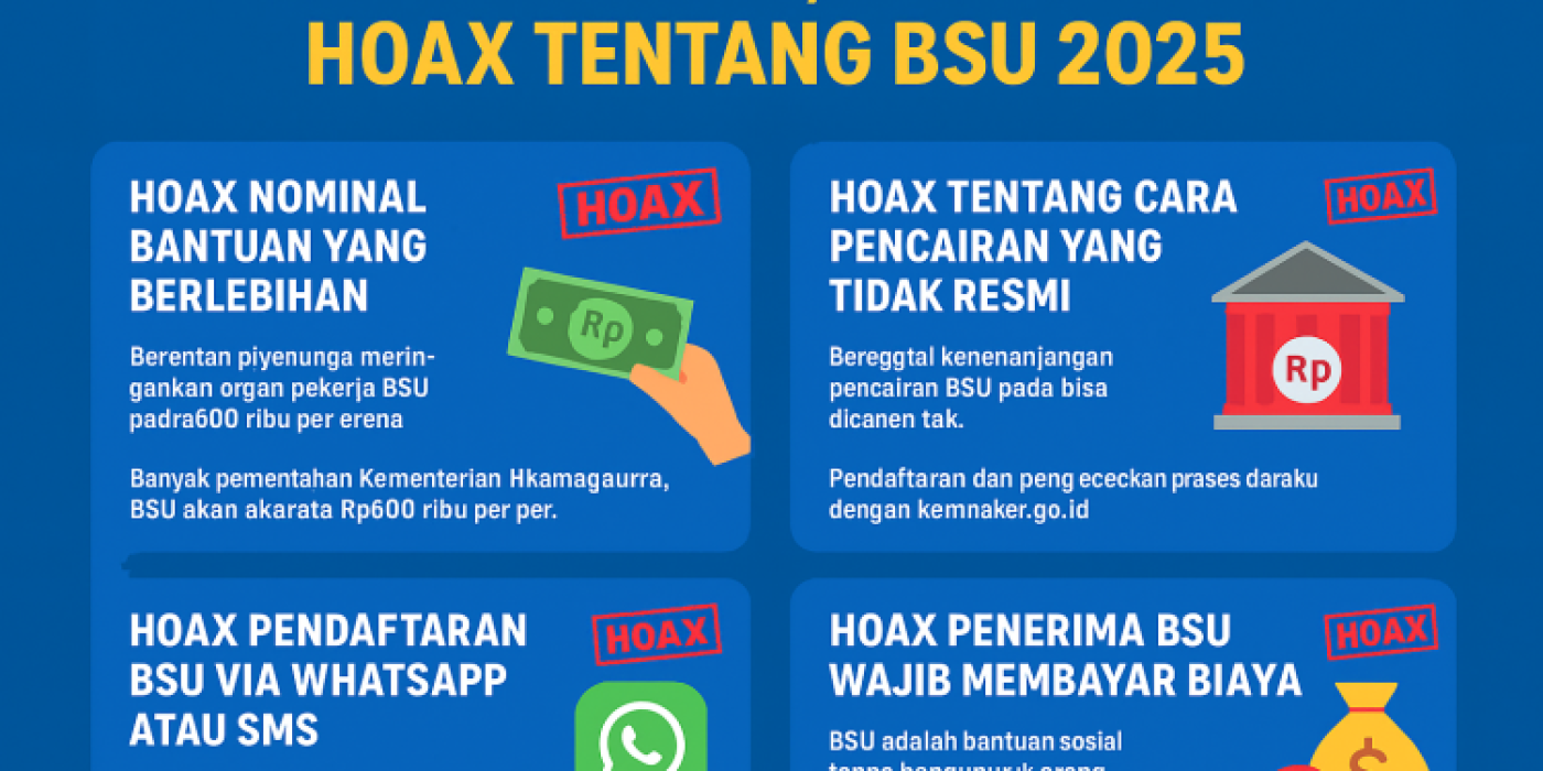 Jangan Tergiur! Ini Kumpulan Hoax tentang BSU 2025 yang Perlu Anda Waspadai
