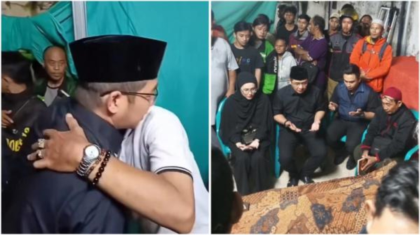 Pasha Ungu Melayat ke Rumah Duka Ojol Affan Kurniawan, Hiasi Banjir Air Mata
