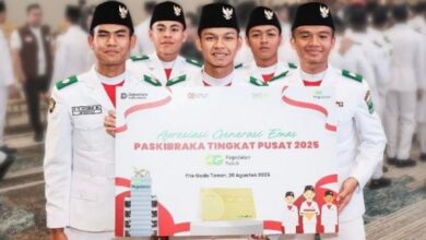 Pegadaian Apresiasi Paskibraka Nasional 2025 lewat Program Tabungan Emas