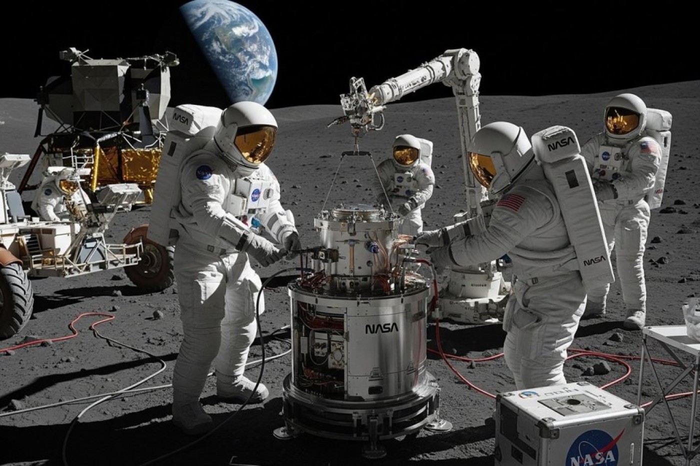 Pemerintahan Trump Minta NASA Bangun Reaktor Nuklir di Bulan - Butota.id