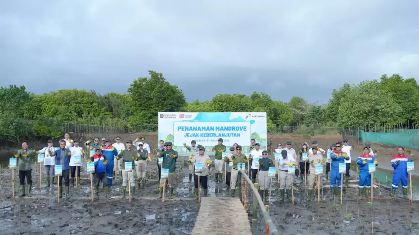 Pertamina Tanam 800 Pohon Mangrove, Komitmen Jaga Lingkungan Berkelanjutan