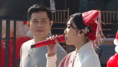 Potret Cakra Khan, Isyana Sarasvati, dan Rossa Nyanyi di Istana Merdeka