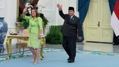 Prabowo Sambut Presiden Dina Boluarte, Rayakan 50 Tahun RI-Peru