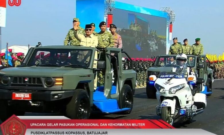Presiden Prabowo Resmikan Satuan Baru TNI: 6 Kodam dan 100 Batalyon Teritorial