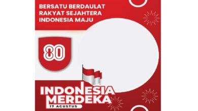 Rayakan HUT ke-80 RI: Unduh Aneka Twibbon Menarik, Begini Caranya!