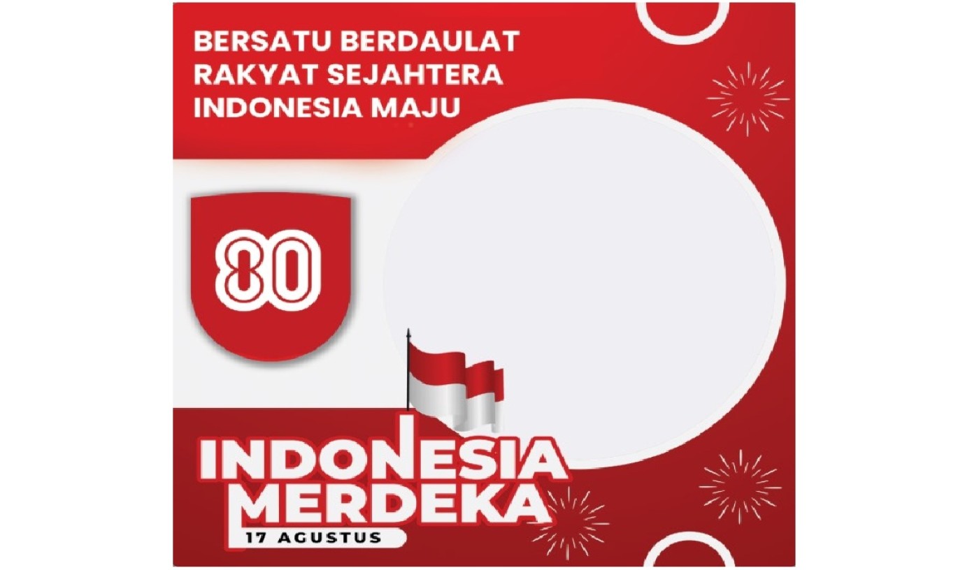 Rayakan HUT ke-80 RI: Unduh Aneka Twibbon Menarik, Begini Caranya!