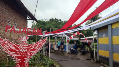 Sambut HUT ke-80 RI, Tren Lorong Merah Putih Trending di Tasikmalaya