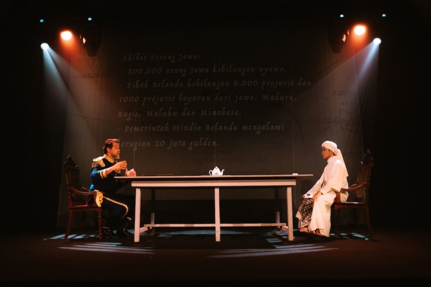 Teater ‘135 Menit’: Drama Historis Pertemuan Diponegoro dan De Kock