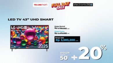 Transmart Gelar Full Day Sale: Harga Spesial LED TV 43" UHD Smart!