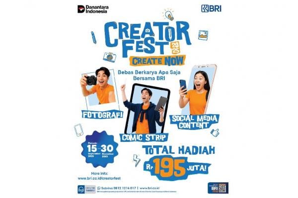 BRI Luncurkan Creator Fest 2025: Wadah Kreativitas untuk Masyarakat
