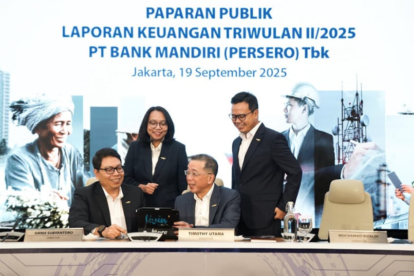 Bank Mandiri Cetak Laba Bersih Rp24,5 Triliun di Semester I 2025: Ini Penopangnya