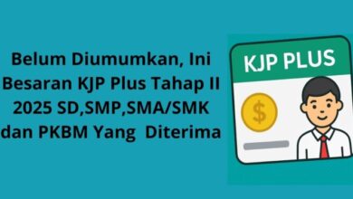 Besaran KJP Plus Tahap II 2025 SD, SMP, SMA/SMK & PKBM yang Belum Diumumkan Resmi