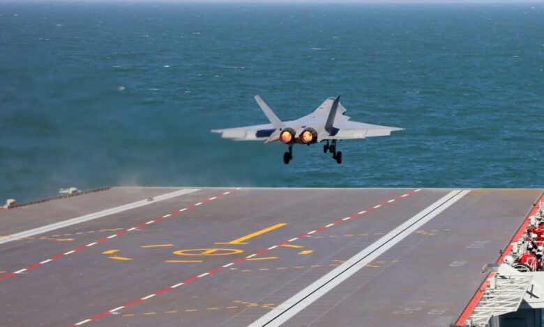 China Unjuk Gigi: Pesawat Jet J-35 Siluman Debut dari Kapal Induk Fujian