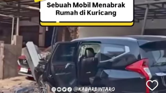 Detik-detik Pajero Tabrak 2 Rumah di Tangsel, Pengemudi Pelajar 15 Tahun