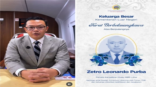 Diplomat RI di Peru Tewas Ditembak OTK, Menlu Sugiono Ungkap Duka Mendalam