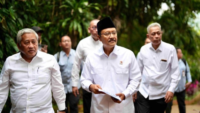 Gus Ipul Temui Prabowo di Hambalang, Laporkan Perkembangan Sekolah Rakyat