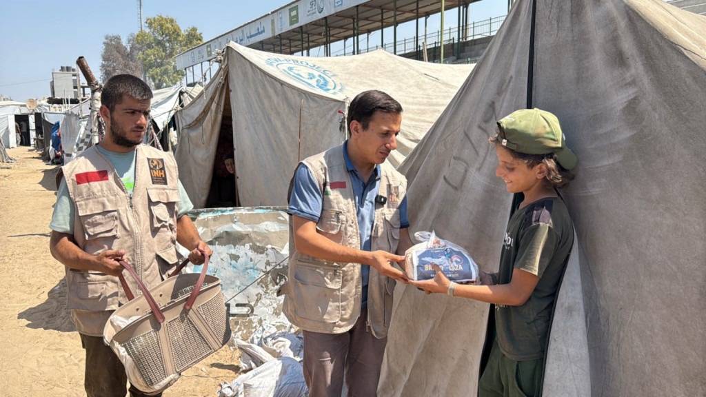 INH Salurkan Bantuan Roti untuk Pengungsi di Gaza Utara, Ringankan Beban Masyarakat
