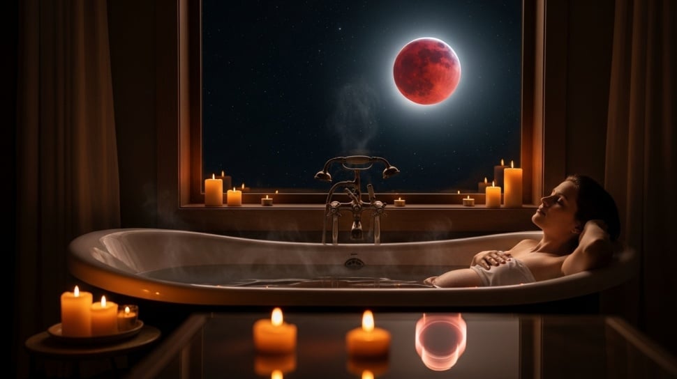 Ibu Hamil Harus Mandi Saat Gerhana Bulan Total 'Blood Moon'? Ini Faktanya!