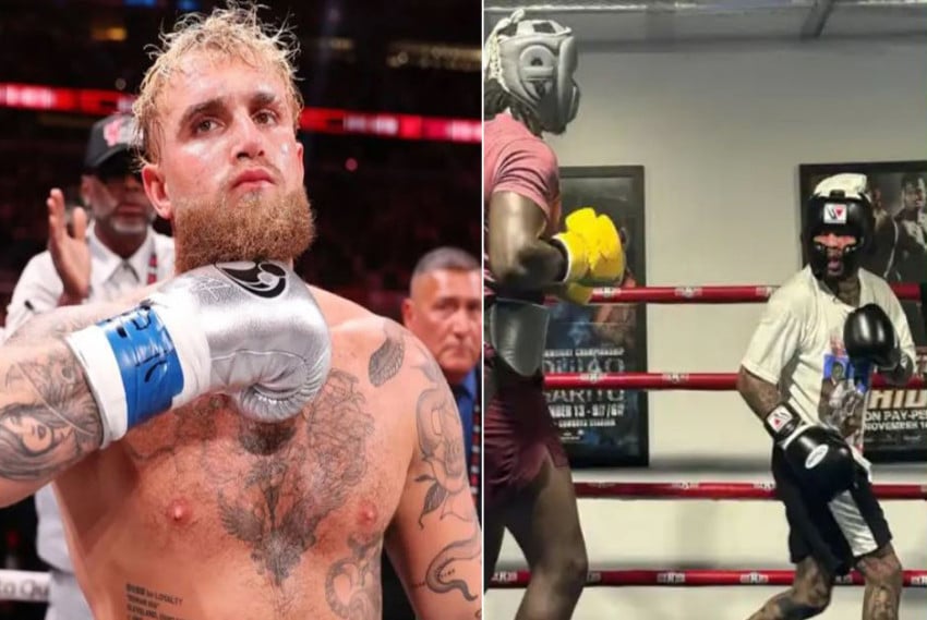 Jake Paul Ejek Gervonta Davis Berlatih dengan Petinju Kelas Berat Jangkung