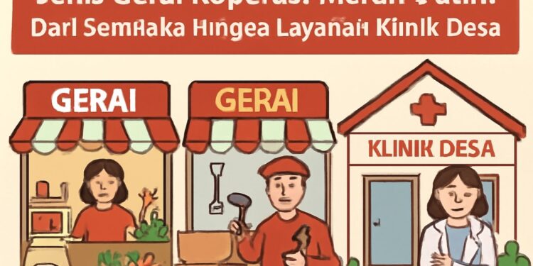Jenis Gerai Koperasi Merah Putih: Dari Sembako Murah hingga Klinik Desa Terpercaya