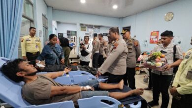 Kapolres Brebes Selidiki Penyebab Robohnya Teras Kantor Pemda Brebes