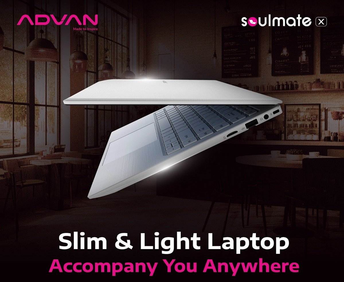 Laptop ADVAN Soulmate X Resmi Meluncur Harga Rp2,4 Jutaan, Cek Spesifikasinya!