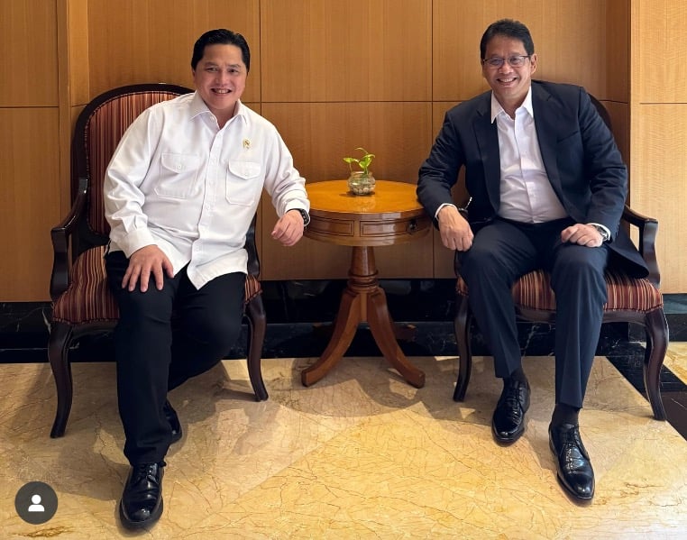 Menpora Erick Thohir Bertemu Menkeu Purbaya Bahas Anggaran SEA Games 2025