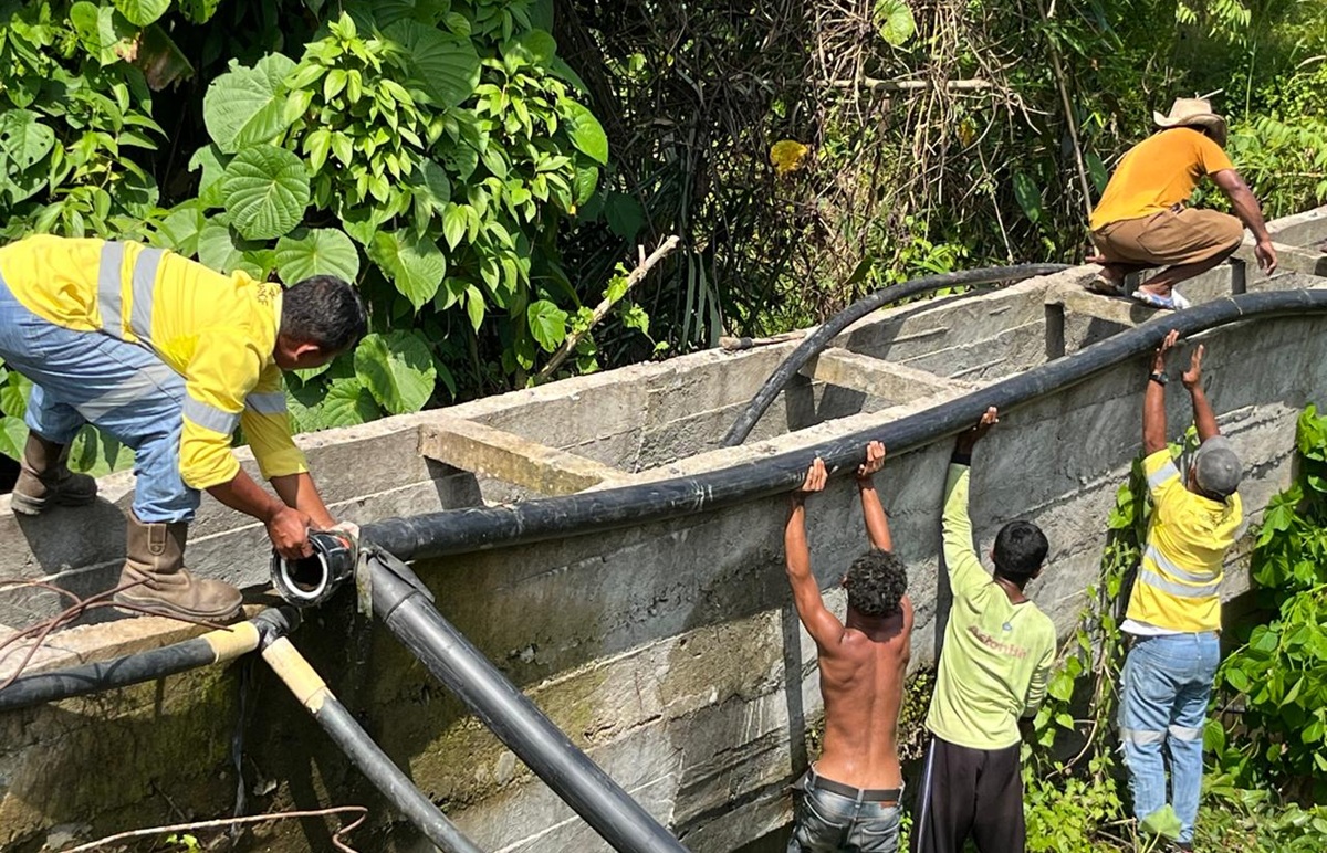 NHM Peduli Pulihkan Akses Air Bersih Lima Desa Kao Barat Pasca Banjir