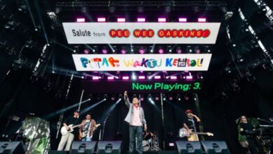 Pee Wee Gaskins Guncang Pestapora 2025, Bawa Ribuan Penonton Nostalgia Hits 90a