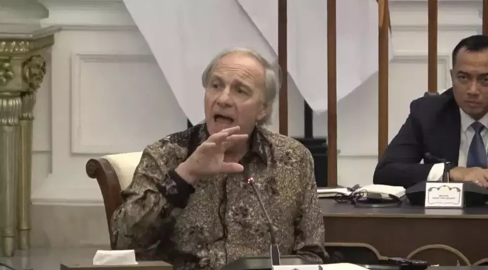Prabowo Anugerahi Miliarder Ray Dalio Bintang Tanda Jasa Utama Indonesia