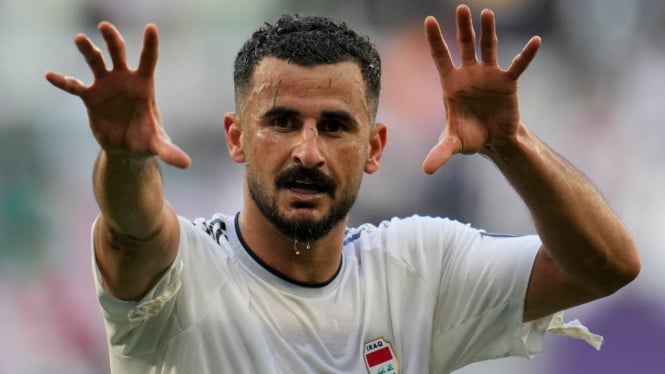 Profil Aymen Hussein: Bomber Irak yang Hanya Tunduk pada Allah dan Hancurkan Timnas Indonesia