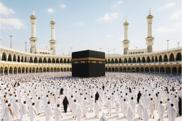 Prompt Gemini AI di Depan Ka'bah: Hasilkan Foto Realistis Seperti Asli